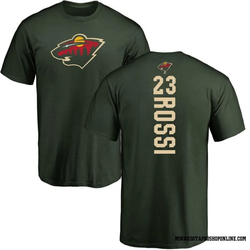 Green Youth Marco Rossi Minnesota Wild Backer T-Shirt