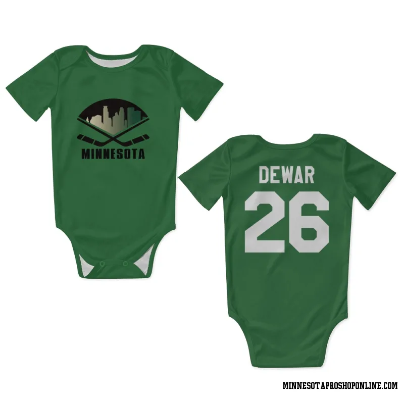 Minnesota Wild Infant Green Dynamic Defender Long Sleeve Bodysuit