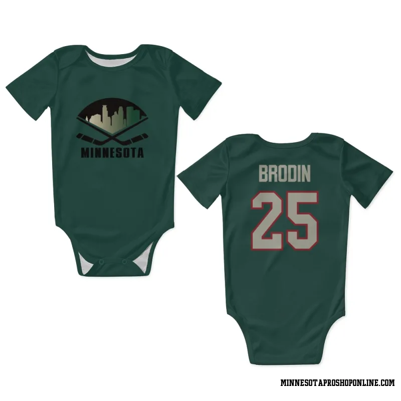 Green Minnesota Wild Jonas Brodin Newborn & Infant Bodysuit - Minnesota  Store